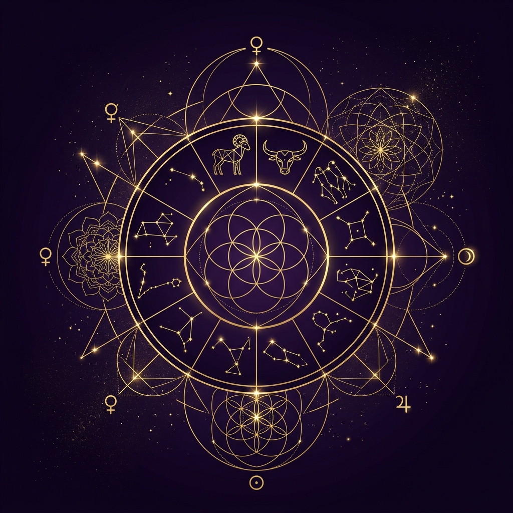 Vedic Astrology Mandala Chart Map